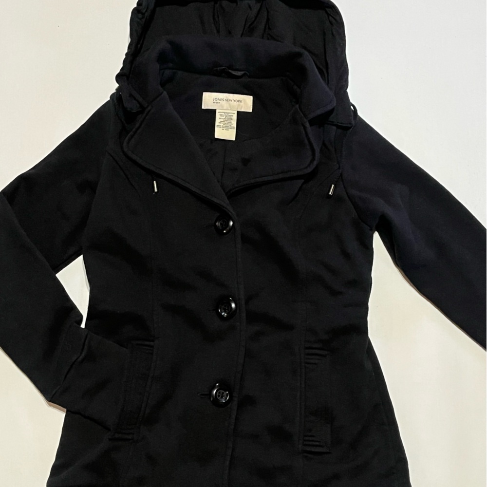 Small Jones New York Sport Jacket with Removable Hood